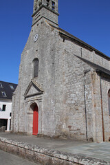 medieval church (saint-pierre) in fouesnant in brittany in france  © frdric