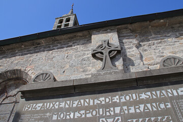 medieval church (saint-pierre) in fouesnant in brittany in france  © frdric