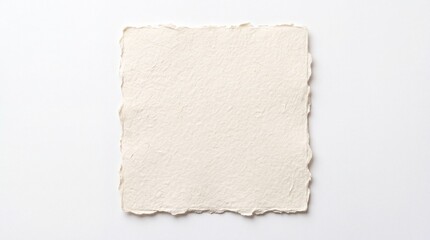 Obraz premium Square piece of textured handmade recycled paper
