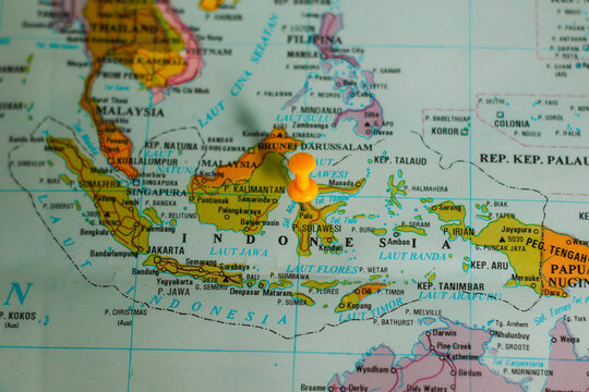 Map of the Indonesian archipelago