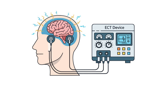 Electroconvulsive Therapy (ECT) Device Treatment for Brain Health