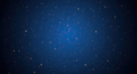 Fototapeta premium Starry night sky with numerous visible stars and a deep blue background.