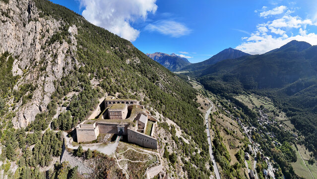 Fort des Salettes, Briancon, Provence-Alpes-Cote d&rsquo;Azur, France, Europe.