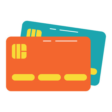 Bank Card icon design. Vector Design
