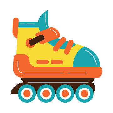 Roller Blade Icon Design