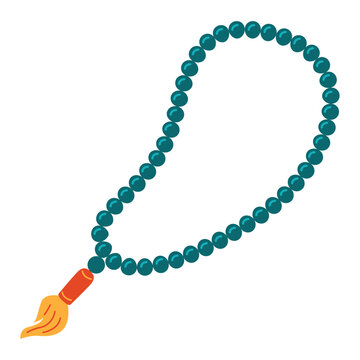 Muslim rosary icon design
