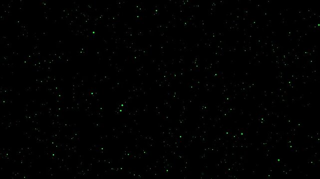 dark blue background with scattered glowing teal particles resembling falling stars Perfect for cosmic designs futuristic artwork space themes Christmas and New Year celebrations