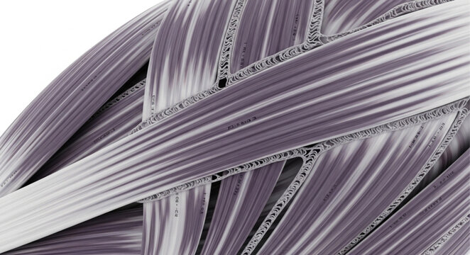 Close up of woven fabric texture with parallel lines and intricate patterns.