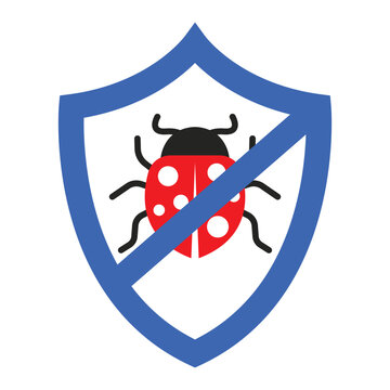 Antivirus icon design. Vector Design