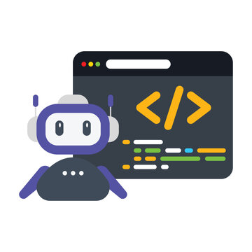 Automatic script icon design. Vector Design