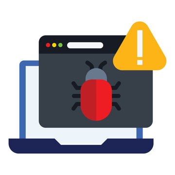 Malware icon design. Vector Design