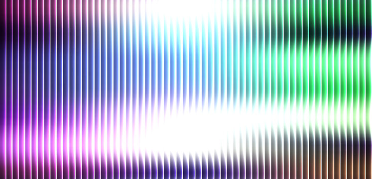 Vertical lines with gradient vibrant color spectrum