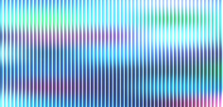 Vertical lines with rainbow gradient colorful background