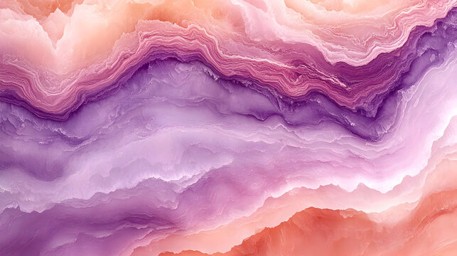 Vibrant Purple Pink Agate Mineral Pattern.