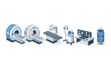 Naklejka premium Medical Equipment Collection