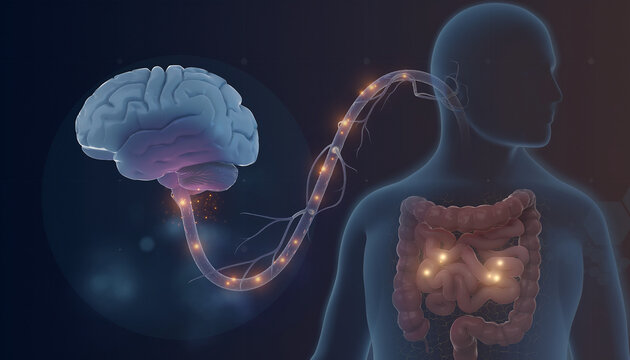 The gut microbiome affects brain function through morganella morganii linked to depression and neuroinflammation.