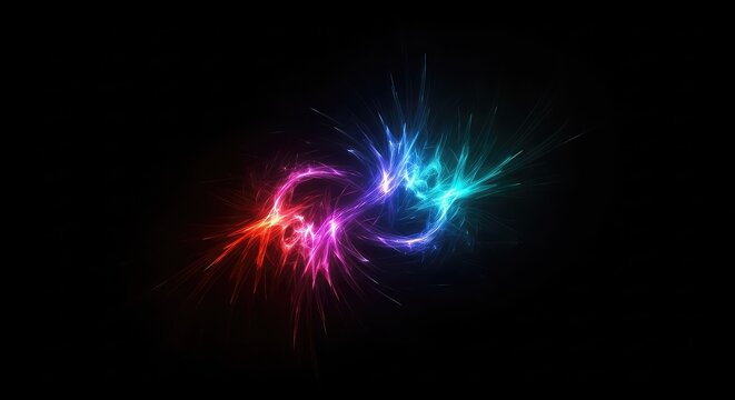 Abstract atmospheric glow suggesting existential beingness in deep shadow. Mystical implied existence and unseen power, void, aura, dark