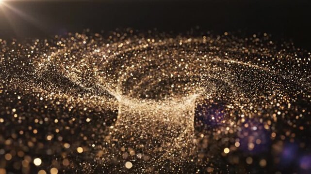 Stars Dusting Night Sky and Sunlight Glints with Quiet Space