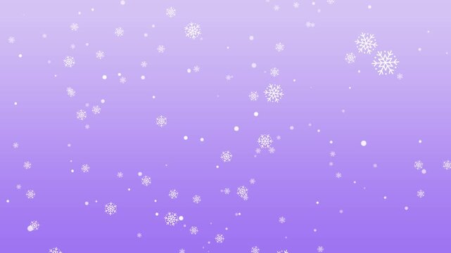 エフェクト 雪が降る 紫色