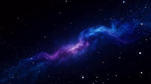 Cosmic Nebula with Stars