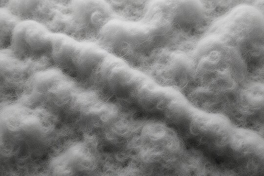 A realistic brushed wool felt texture background with fine fibers and muted heather gray tone