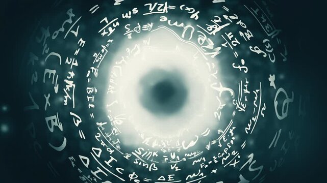 Infinite Animation of Space Formula Loop