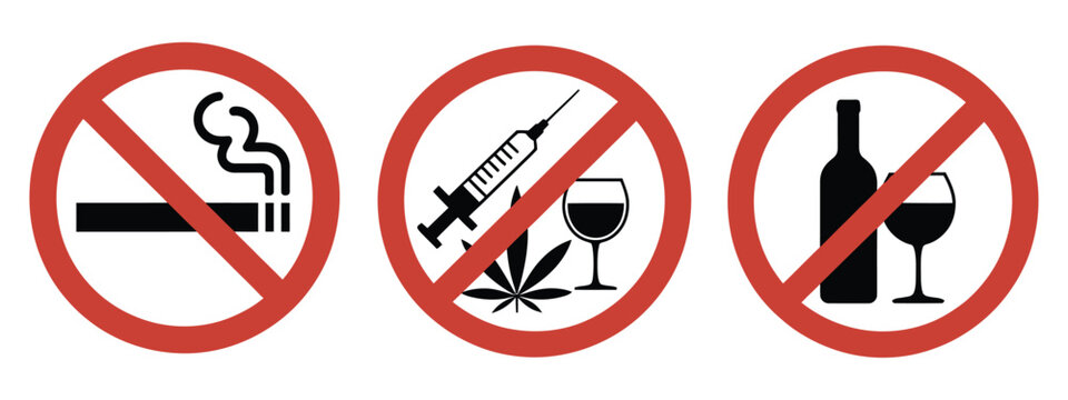 say no to drugs alcohol and tobacco No Drugs Alcohol Images – Browse 5,240 Stock Photos, Vectors, and Video
