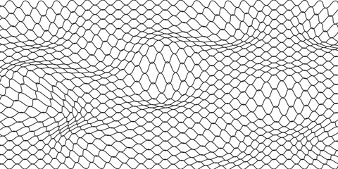 Mesh texture for fishing nets. Seamless pattern for sportswear or soccer goal, volleyball net, basketball hoop © ribut