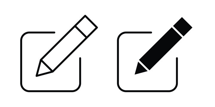 Register icon symbol vector set. Design Illustrations