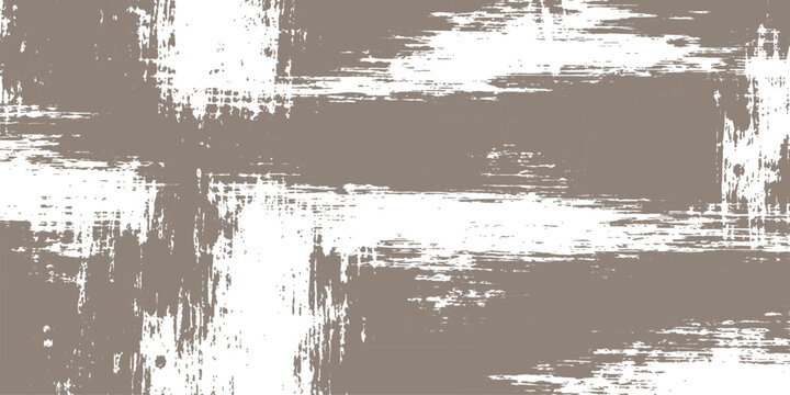 Beige grunge brush texture: rough abstract paint strokes with distressed edges, vintage warm tone background and expressive artistic surface