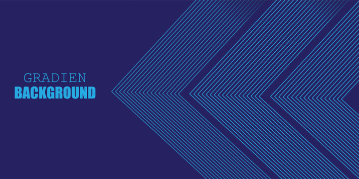 Blue Gradient Chevron Lines Background &mdash; Modern Abstract Geometric Design for Web and Branding,eps10