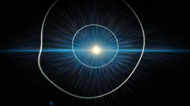 Exploring light effects and patterns in a visual display of brightness and color variations in a dark background