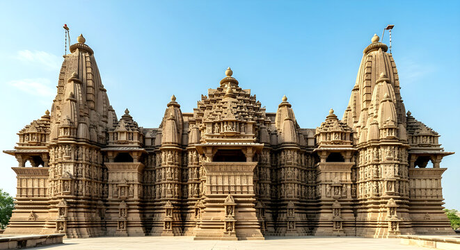 Historic Kandariya Mahadeva Temple Exterior