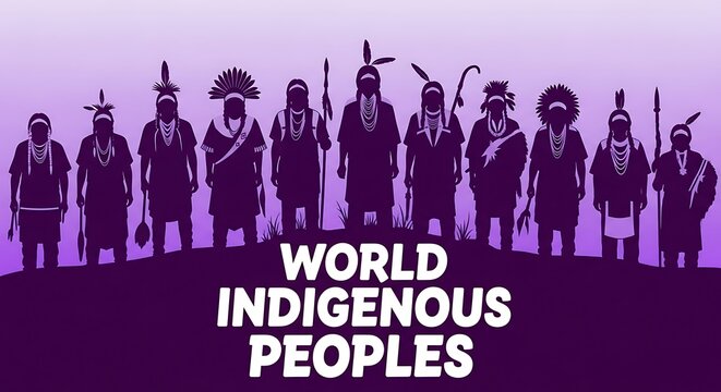 World indigenous peoples a silhouette of cultural diversity and heritage