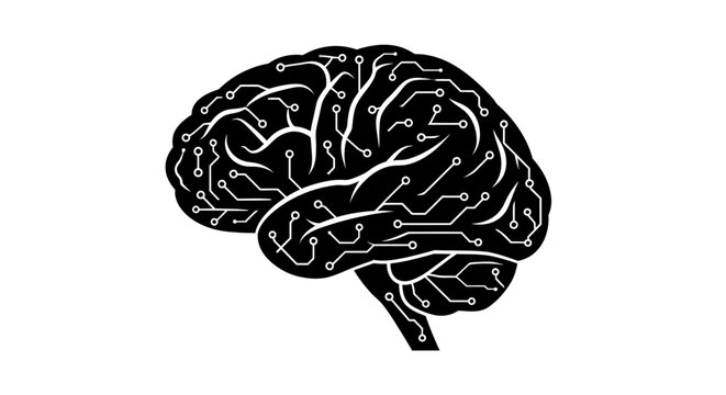 Human Brain Illustration.