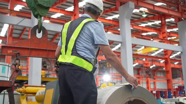 Industrial safety inspection manufacturing facility photo series workshop environment close-up operational excellence