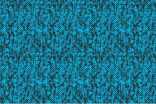 vibrant blue textured fabric pattern close-up