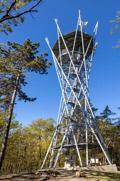  watchtower Korunka,, Cernolice, Brdy, Central Bohemian region, Czech republic