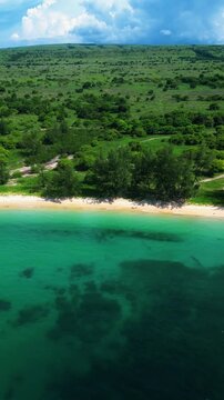 Puru Kambera Beach, Pristine White Sand and Savanna Coastline in East Sumba