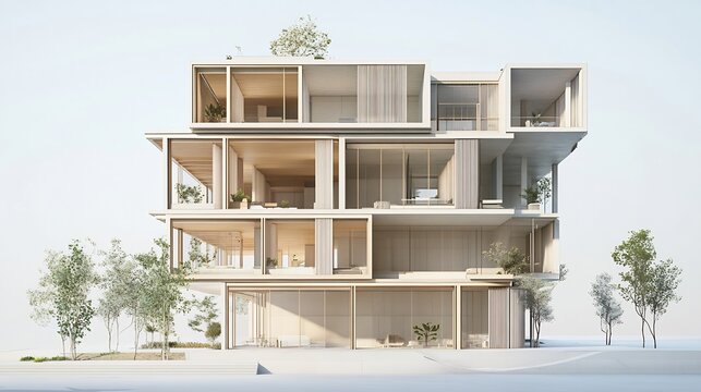 Ai Driven Computational Design Optimizing Ventilation and Daylight In Modern Buildings White Background
