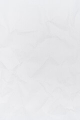 Obraz premium White Crumpled Paper Texture Background