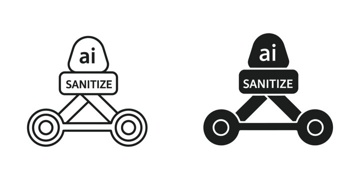 Comparison of ai sanitization process between two different visual styles