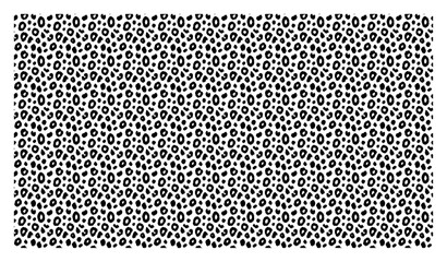 Organic spots pattern inspired by animal print texture with irregular dots doodle style © Kaz