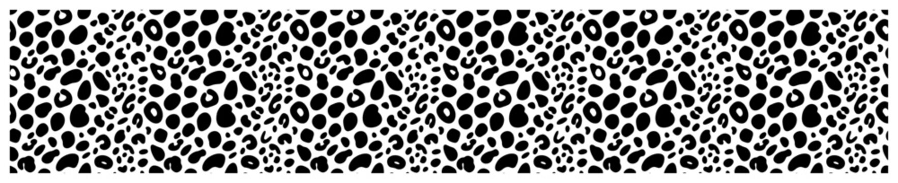 Cheetah animal print texture with organic spots for seamless fabric and textile design