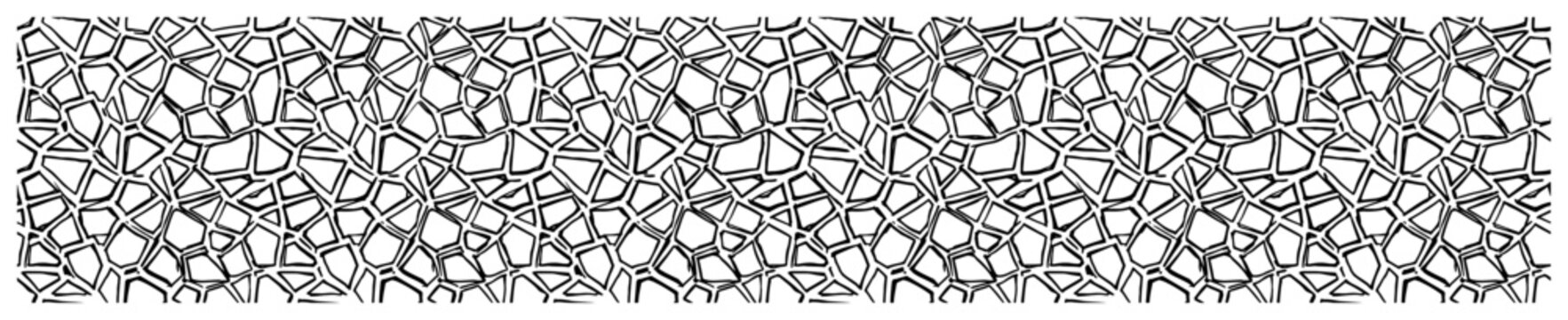 Organic stone cell pattern featuring irregular mosaic shapes