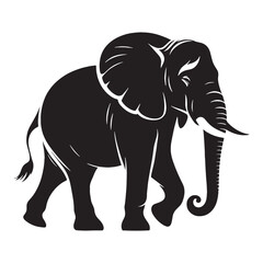 Fototapeta premium Asian Elephant, Elephas maximus, wildlife, mammal, jungle, forest, India, Sri Lanka, Thailand, endangered, conservation, nature, giant, herbivore, trunk, tusks, habitat, safari, biodiversity.