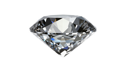 Fototapeta premium Brilliant faceted clear gemstone diamond precious stone