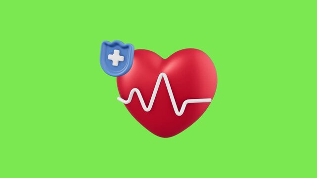 heart with stethoscope