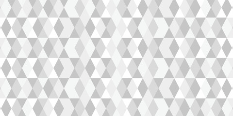 Fototapeta premium Minimalist geometric low polygon triangles in white and gray paper. Vector origami paper wallpaper background.