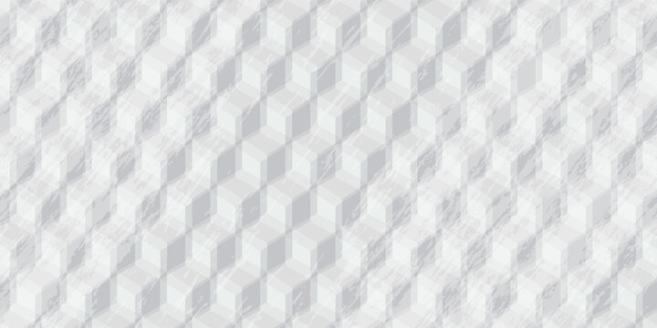 White abstract, creative cubes, triangle decoration, walls and wallpapers, vector